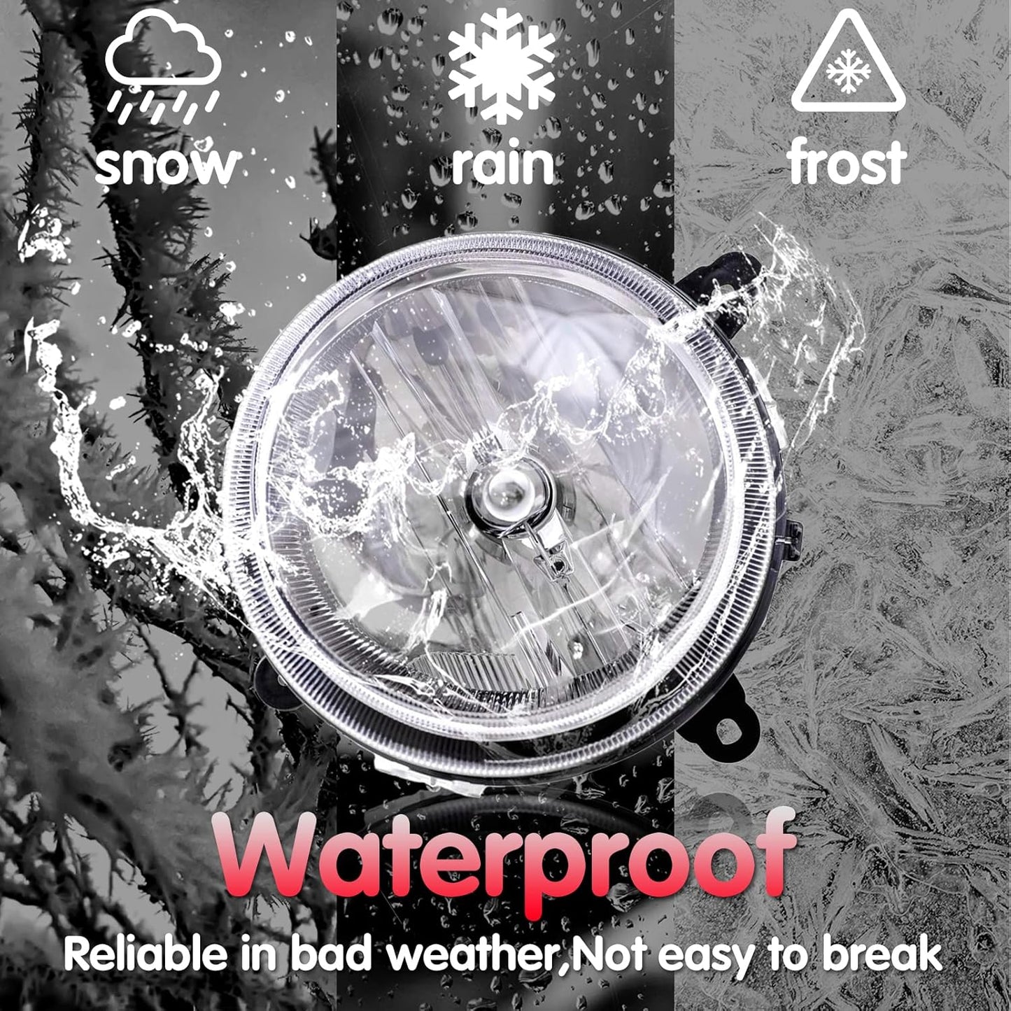 Faro Derecho/Pasajero DEPO Compatible con Jeep Patriot 2007-2017