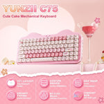 YUNZII C75 - Teclado Mecánico Inalámbrico Para Juegos.(USADO)