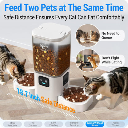 Dispensador Comida Frienhund 7L Doble Aut Con camara