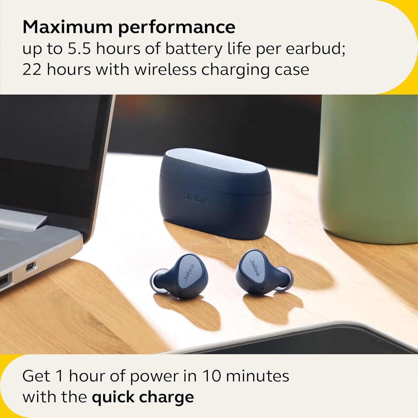 Auriculares cancelación Activa de Ruido Jabra Elite 4 (USADO)