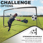 Portería de fútbol soccer portátil de metal BOHEN, USADO 12 X 6FT