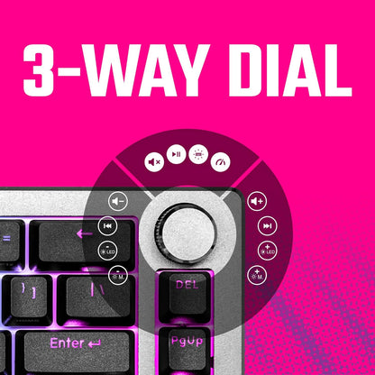 Cooler Master CK720 Teclado Mecánico Para Juegos 65% Gris Espacial.