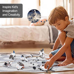 Kit de construcción de robot solar 6 en 1 para niños (USADO)