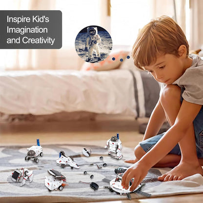 Kit de construcción de robot solar 6 en 1 para niños (USADO)