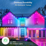 Luces LED permanentes RGB para exteriores, 100 pies LEMONLOVELY
