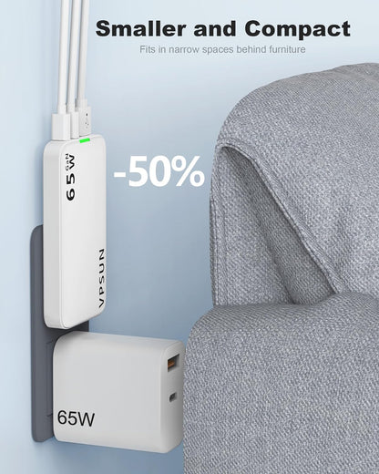 Cargador de pared USB-C GaN de 65 W VPSUN