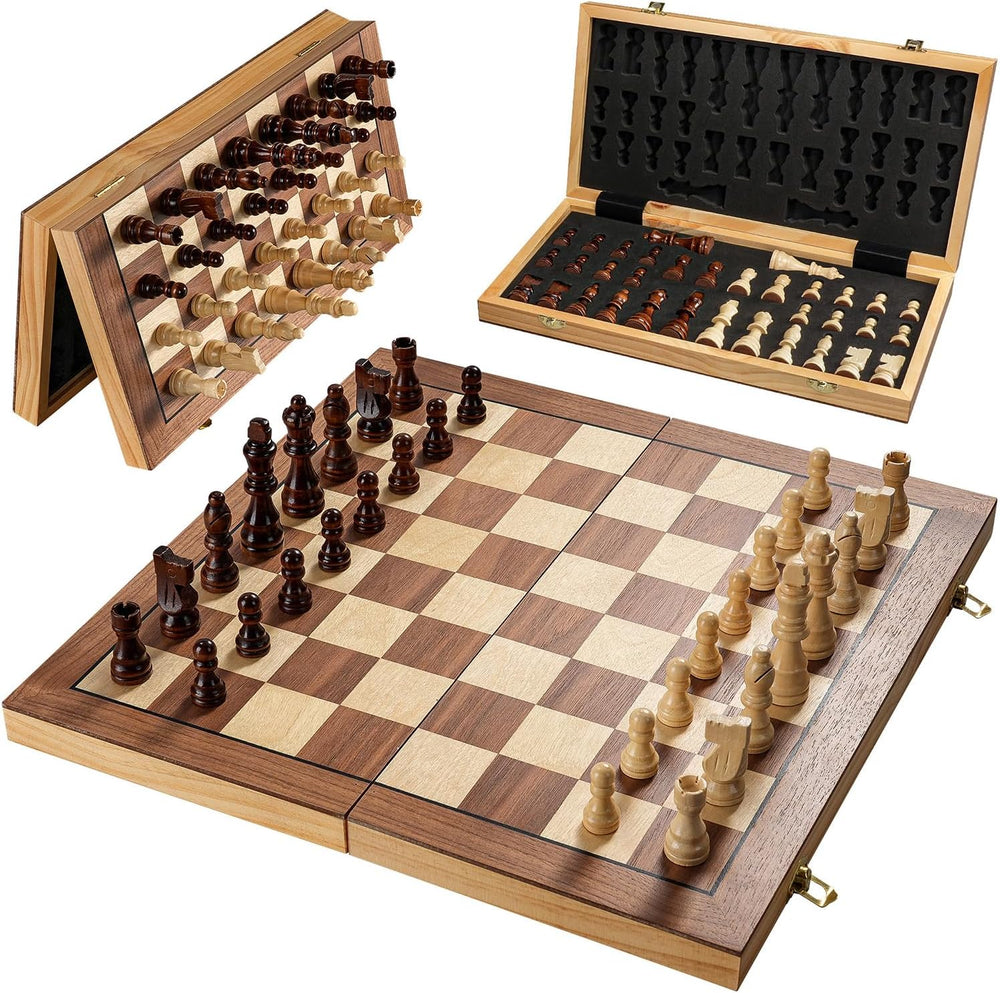 Juego de Tablero de Ajedrez Magnético Para Adultos y Niños.
