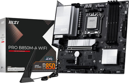 Tarjeta Madre MSI B850M-A WiFi AM5 DDR5 PCIe 5.0 Ryzen