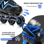 Patines En Línea Ajustables Con Luces LED TALLA XL 26CM