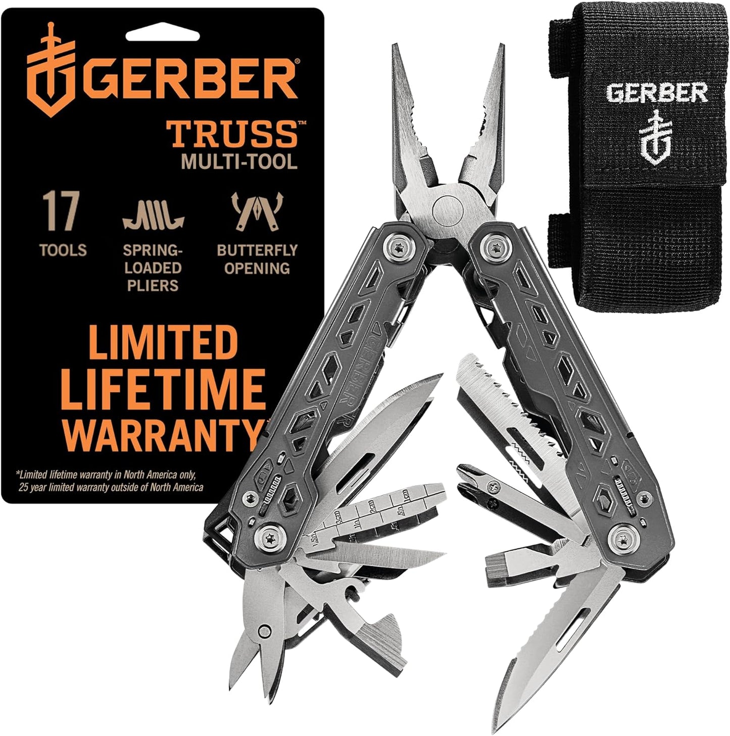 Gerber Truss, Herramienta Multiusos, Navaja C/estuche.