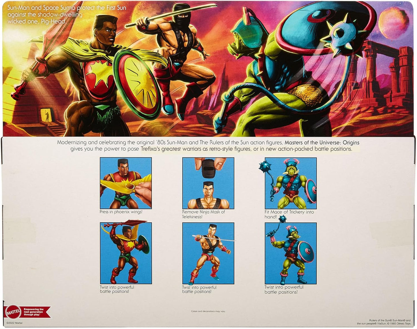 Figura de acción, Sun-Man and The Rulers of The Sun.