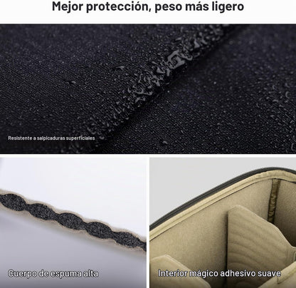 Bolsa Pgytech, grande de inserción para cámaras Canon, impermeable.