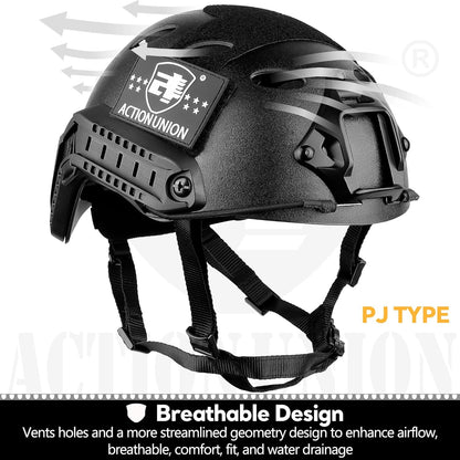 Casco tipo táctico para Paintball  Action Union Mediano