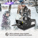 Máquina de nieve 1byone de 650 W con control remoto con cable (USADO)