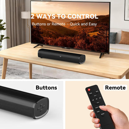 Barra de sonido Fansbe KB-M722, sonido envolvente, Smart TV, BT.