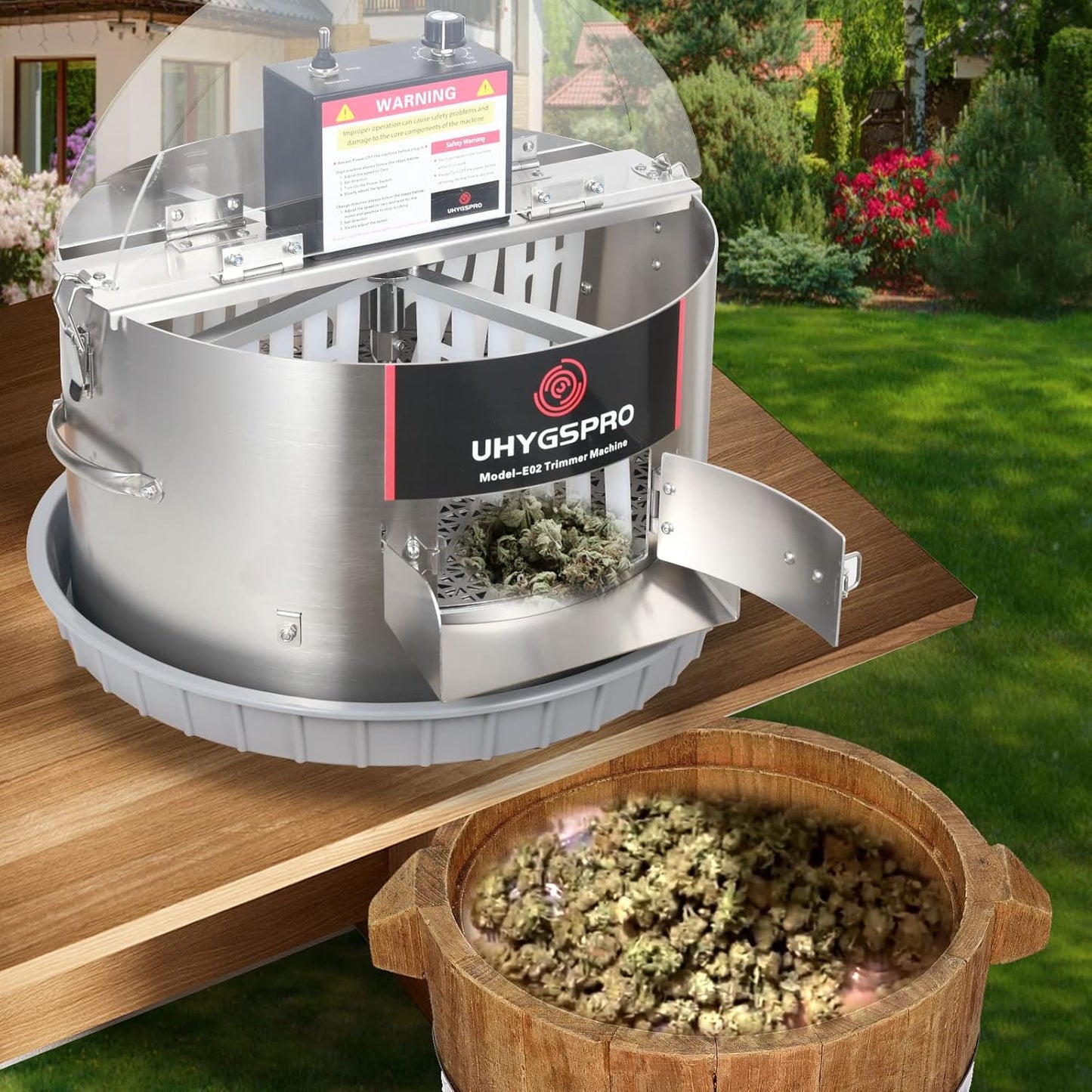 Uhygspro Recortadora Eléctrica De Brotes 16" , Para Plantas.(USADO).