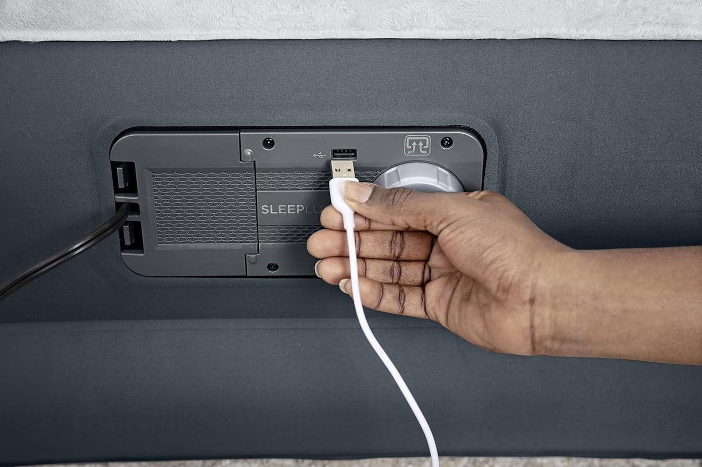 SleepLux - Colchón de aire para cama individual.