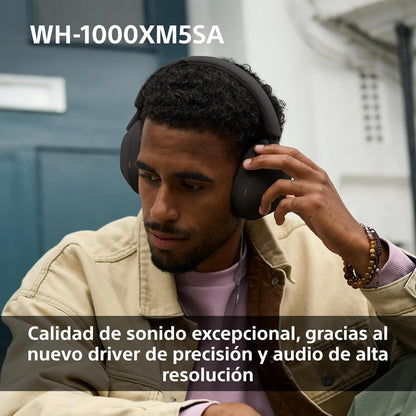 Auriculares Sony WH-1000XM5SA, Sensor táctil, Alexa (USADOS).