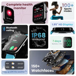 Reloj inteligente, Boult Dive+, llamadas Bluetooth, 500nts, IP68.