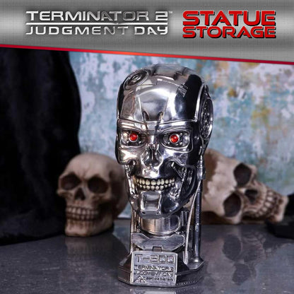 Nemesis Now Terminator - Estatua con  Compartimiento Secreto.