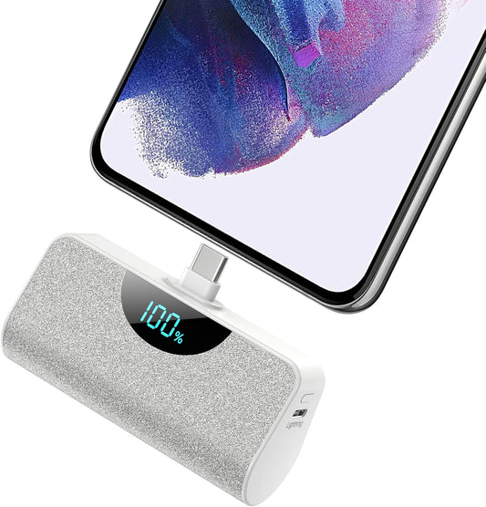 Cargador portátil Blanco USB-C de 5200 mAh (Usado)
