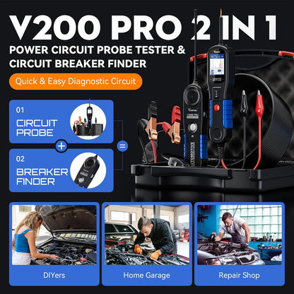 VDIAGTOOL V200 Pro Probador De Circuitos 12V/24V
