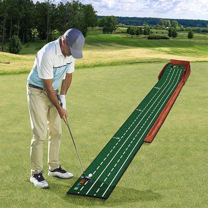 Tapete de Golf Huaen, con retorno de bola de 8 ft, Interior o Exterior.