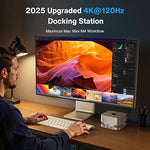 Base Dock IVANKY 13 En 1 Para Mac Mini M4 Con SSD NVMe HDMI 4K