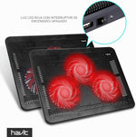 Base Enfriadora Havit HV-F2056-R para Laptop 17" USB
