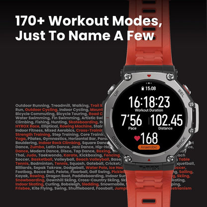 Reloj Inteligente Amazfit T-Rex 3, AMOLED 48 mm, 6 Sistemas satelitales.
