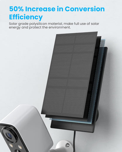 Cámaras de seguridad de panel solar inalámbricas para exterior. FOAOOD
