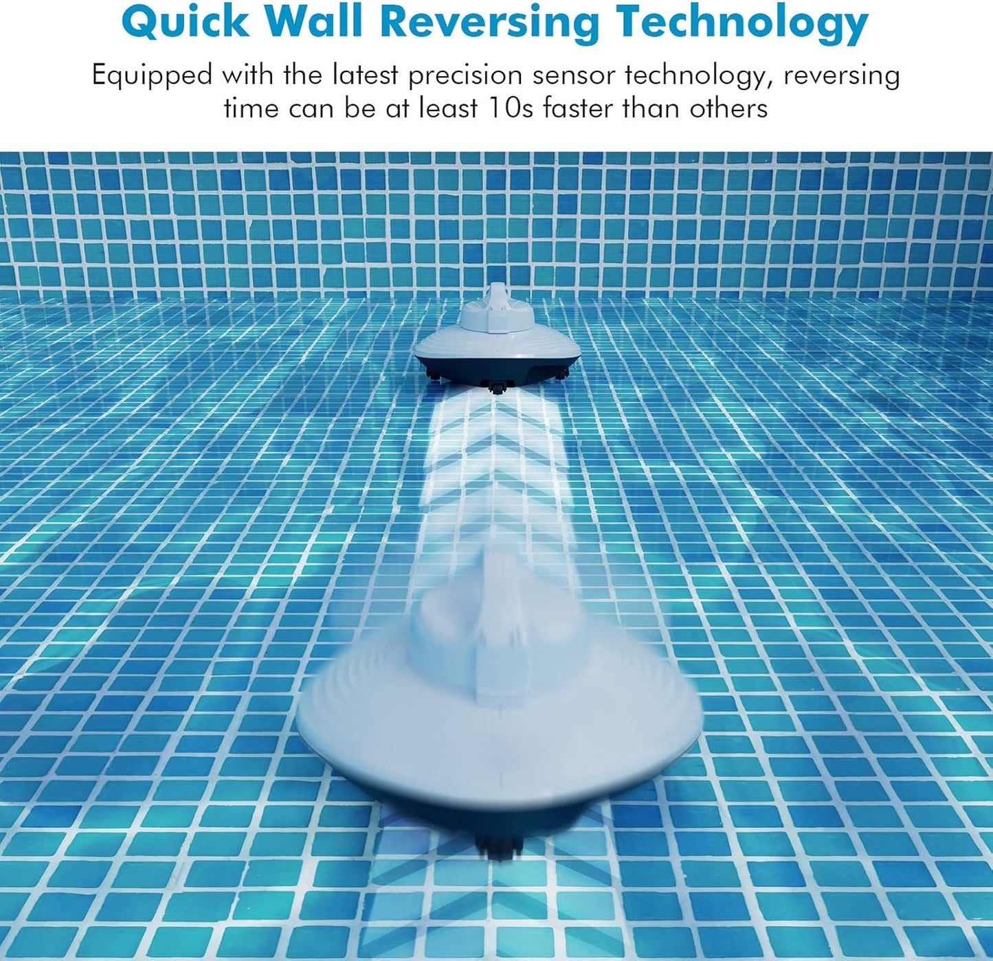 Aspirador robótico inalámbrico para piscina, (USADO) HYDRUS