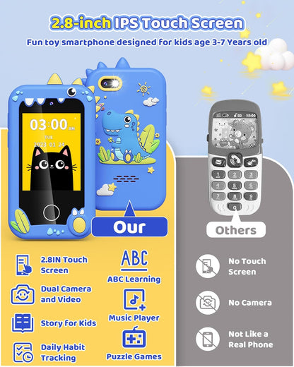 Teléfono de juguete para niños, regalos infantiles (Usado)