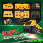 Batería de repuesto Yayetur, compatible con Dewalt, 20V Max 8000 mAh