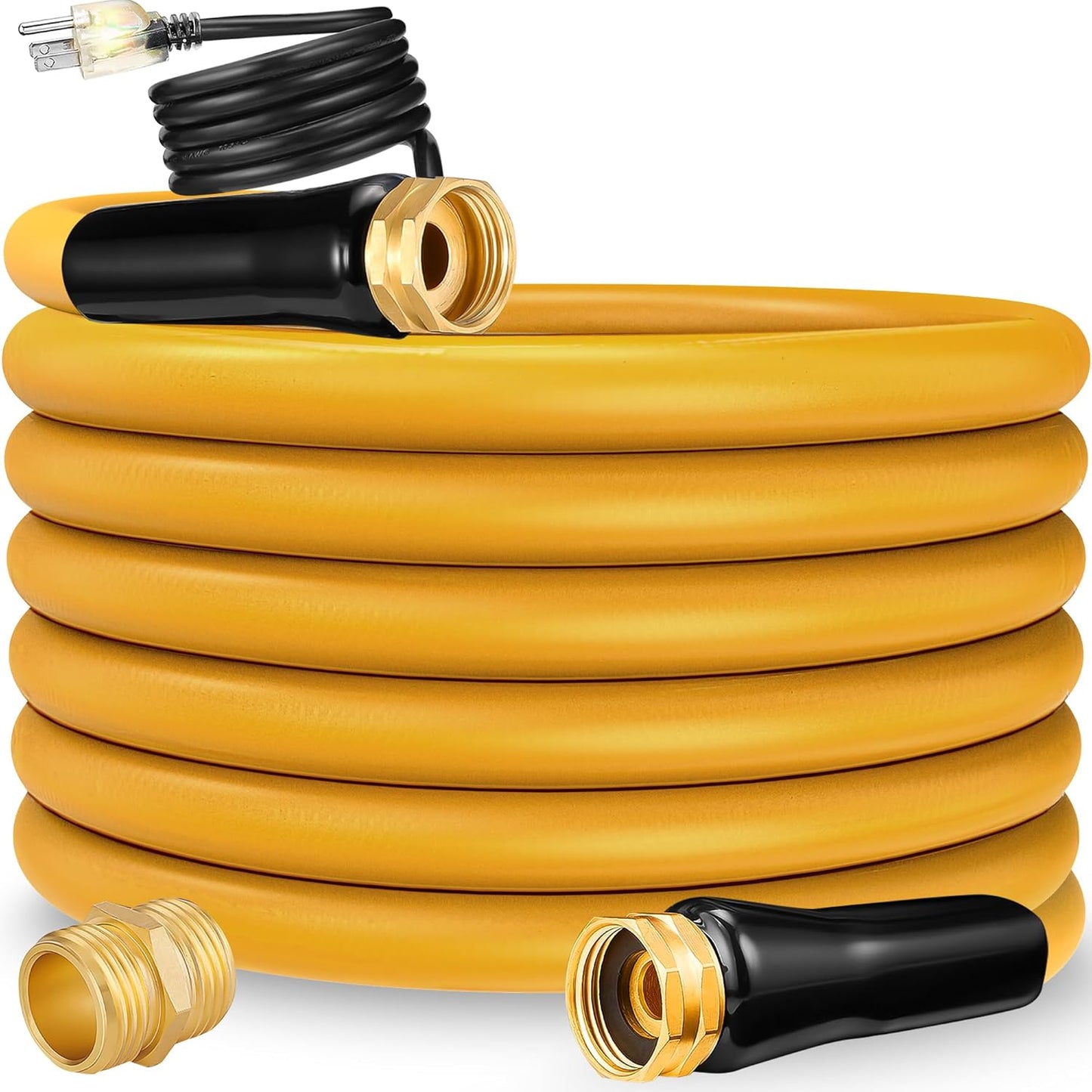 Manguera para calentar agua de 75FT, para RV, ahorro de energía.