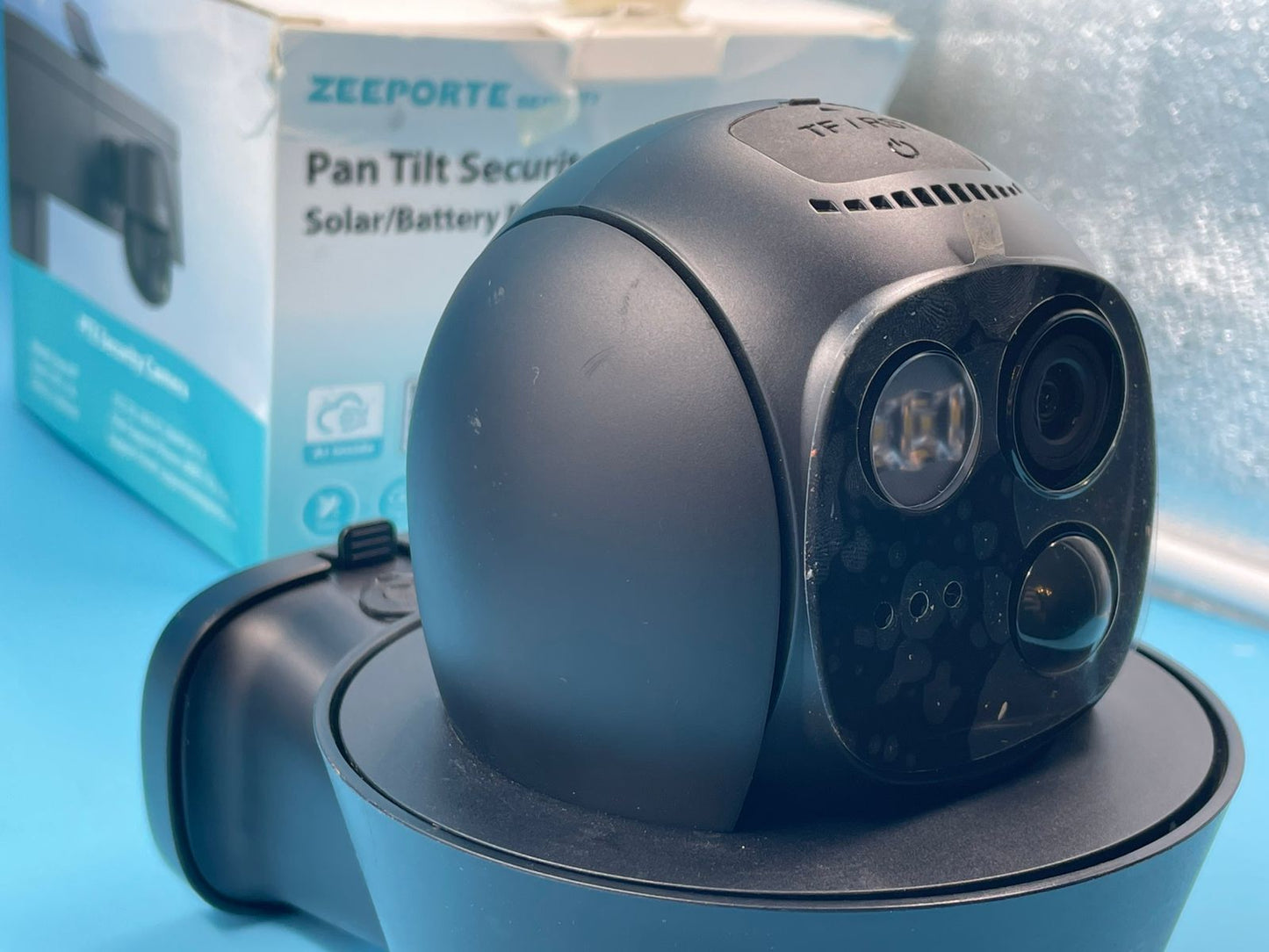 Cámara de seguridad solares inalámbricas para exteriores.(USADA)