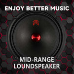 Altavoz de Rango Medio MX65P1, de 6.5"- 200 V, 4 Ohmios, de Puerta.