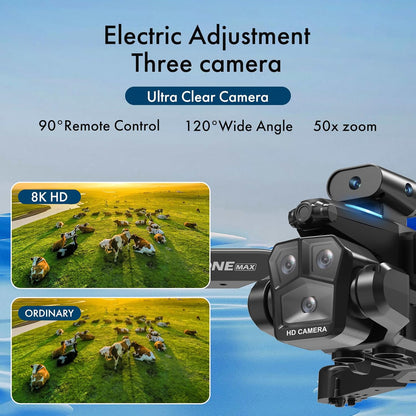 Mini dron C10 con cámara de cuatro direcciones (USADO)