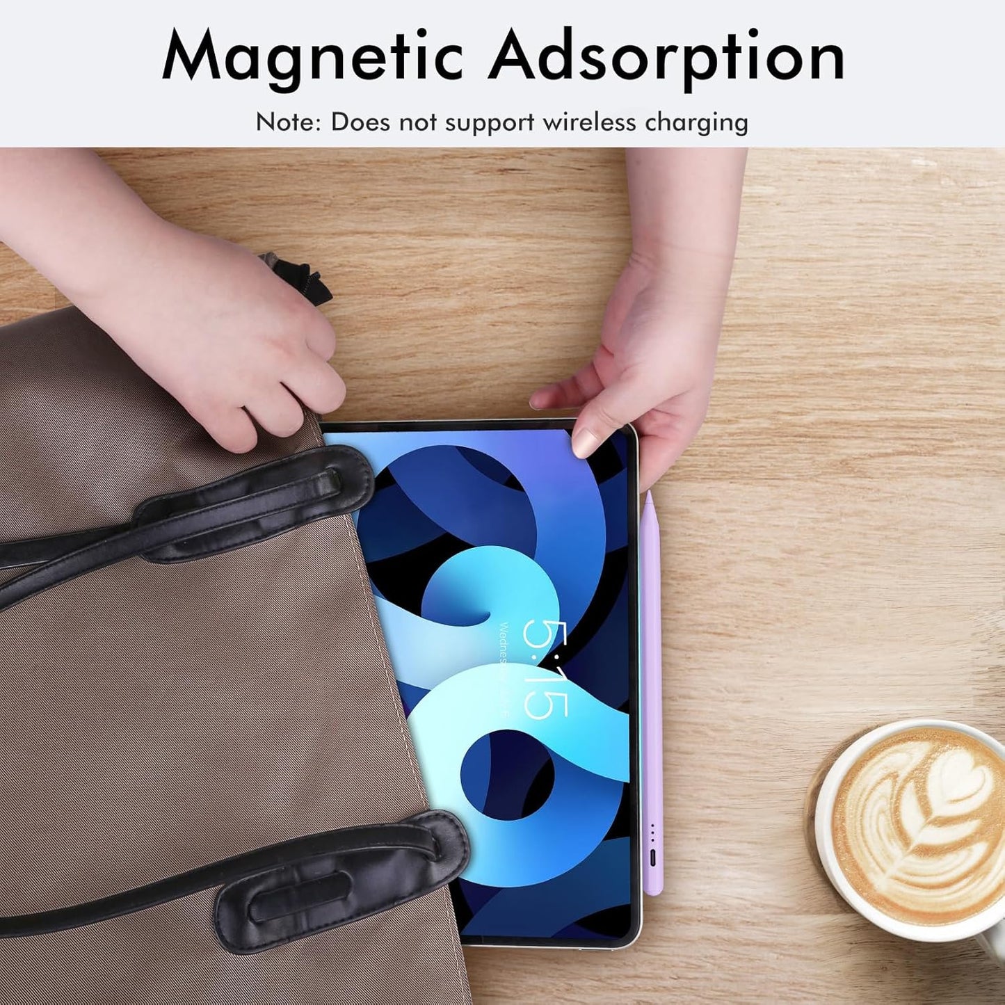 Lápiz óptico para iPad, carga rápida, compatible iPad Air, Mini, Pro.