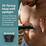 Afeitadora y Recortadora para hombres, Philips Norelco Body Groomer 7000