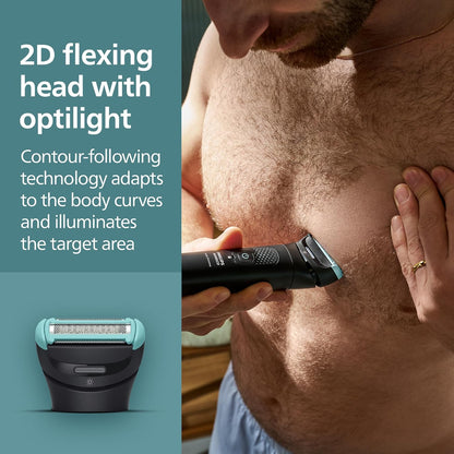 Afeitadora y Recortadora para hombres, Philips Norelco Body Groomer 7000