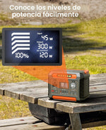 Estación De Energía Portátil 300W 288Wh Onda Sinusoidal