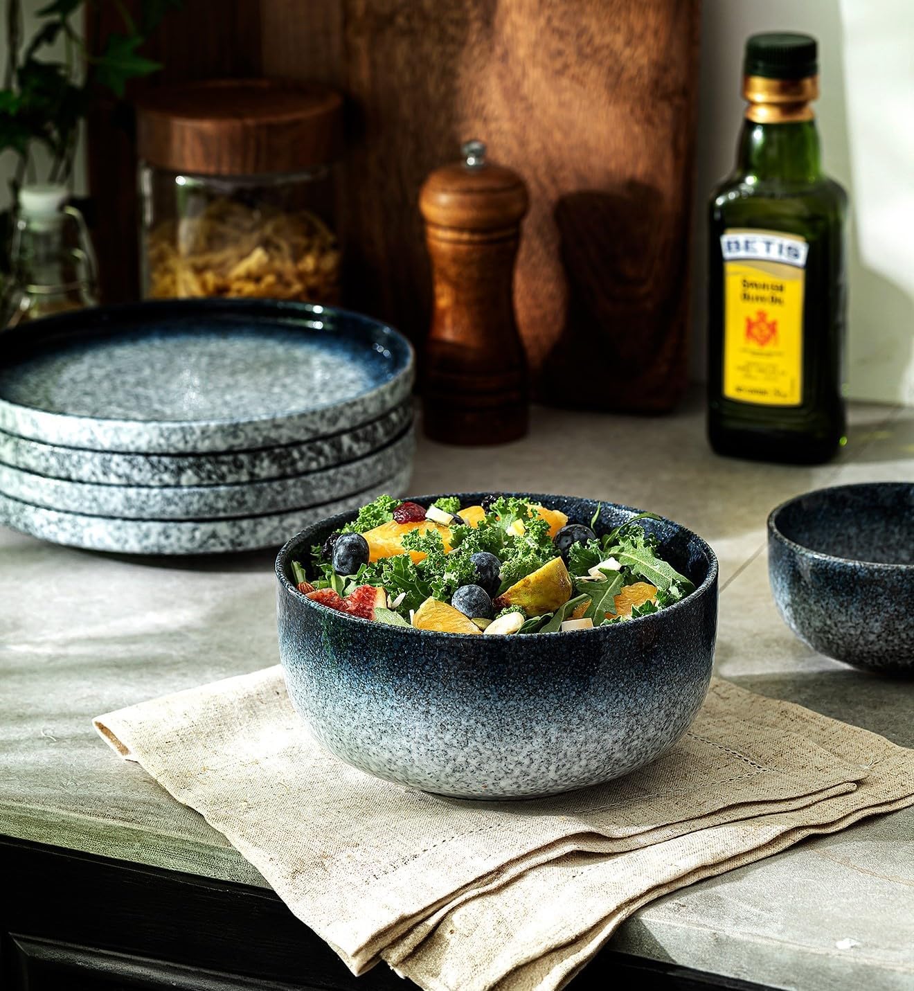 Cuencos de cerámica, S&Q's, microondas y lavavajillas, 4pcs.