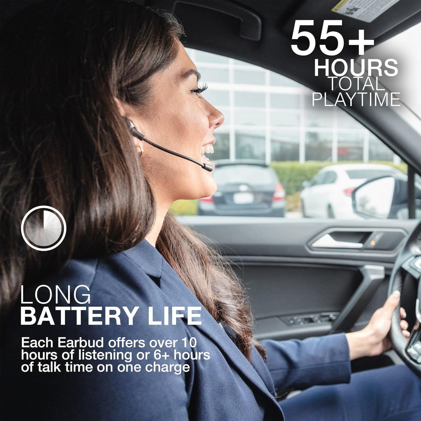 Auriculares inalámbricos, micrófono Desmontable, JLab Work Buds