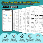 Vretti Mini impresora térmica portátil de bolsillo.