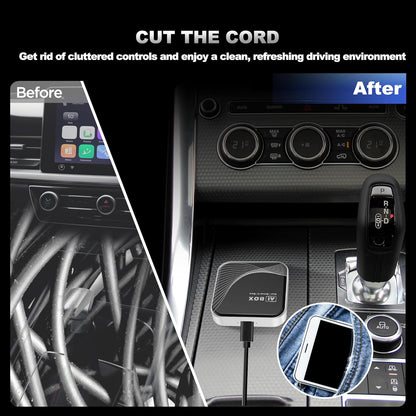 3 en 1 Adaptador inalámbrico CarPlay. Plug & Play