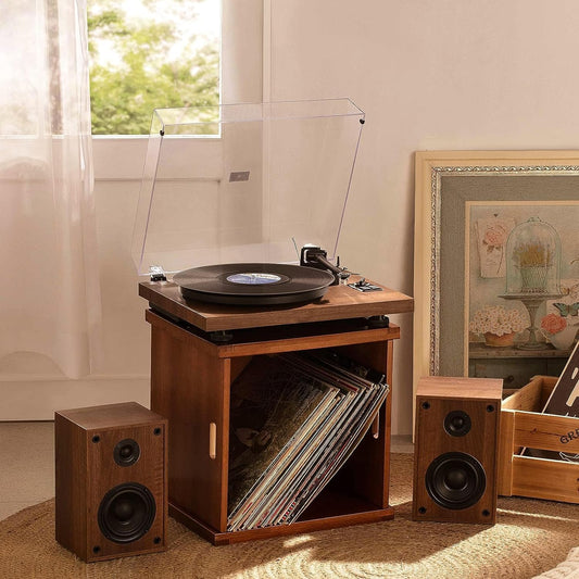 1 By One, Juego De Tocadiscos Bluetooth Con Altavoces Hi-fi