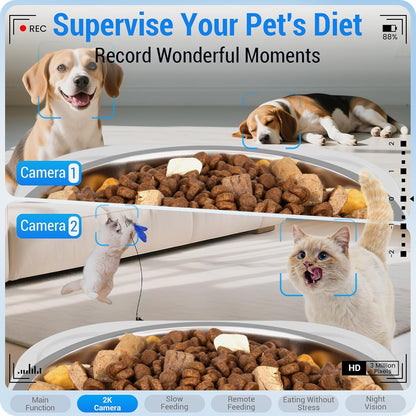 Dispensador Comida Frienhund 7L Doble Aut Con camara