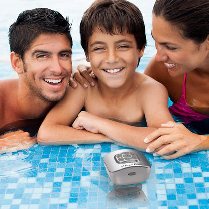 Altavoz Bluetooth portátil, impermeable, Aqua Audio Cubo, Comp. SIRI.