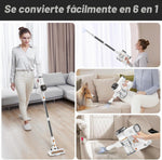 Aspiradora inalámbrica para el hogar, Tikom V500 con Base de Pared